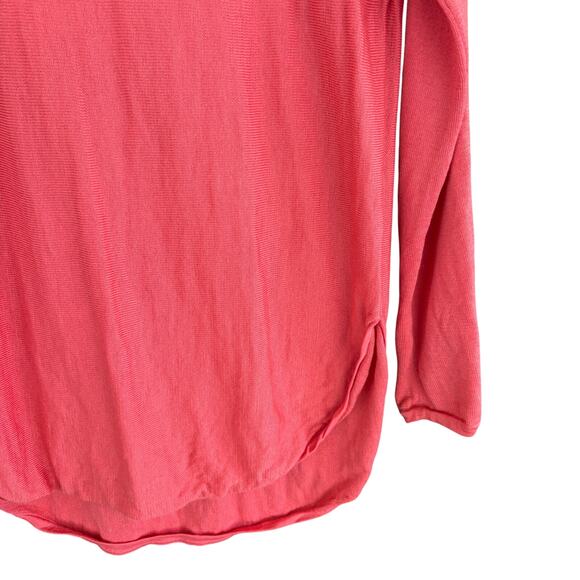 Eileen Fisher Merino Wool Tunic Sweater S Pink Coastal Capsule Minimalist Prep - Picture 6 of 6